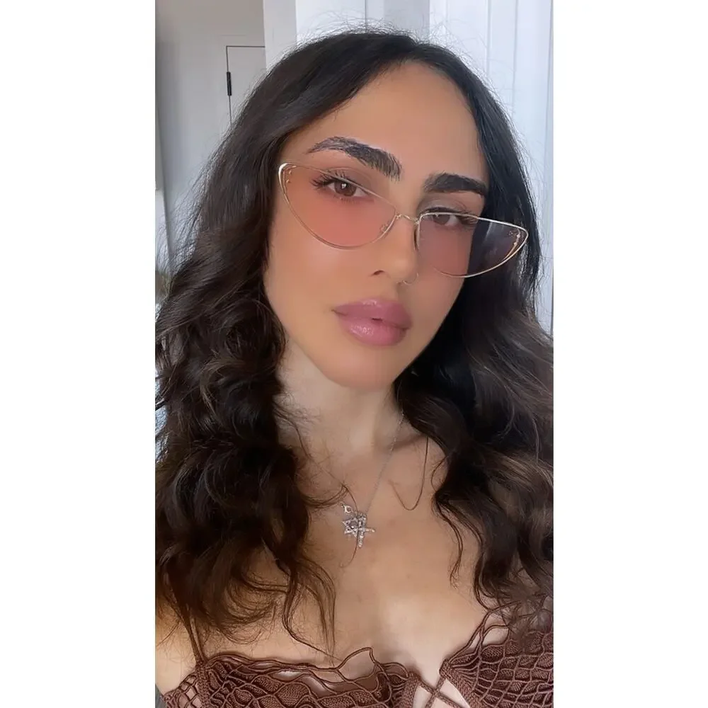 NEW Dior MissDior B1U Cat Eye Sunglasses in Gold Pink